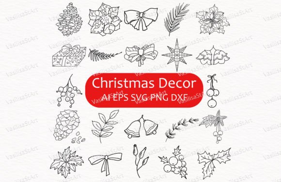 22 Hand Drawn Christmas Decorations: A Designer's Review of Holiday Graphics