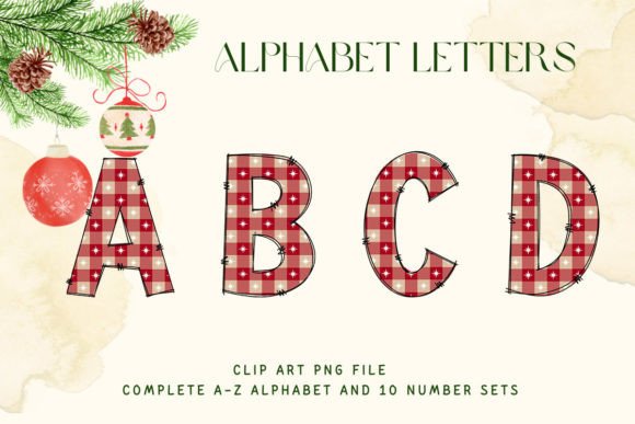 A Craft Review of Christmas Doodle Alphabet Graphics