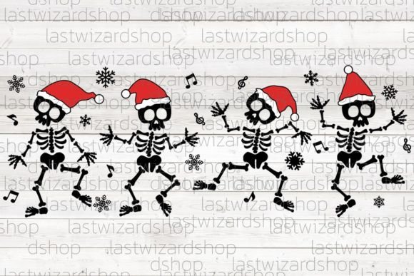 A Dance of Skeletons and Santa: Graphics for Holiday Publishing