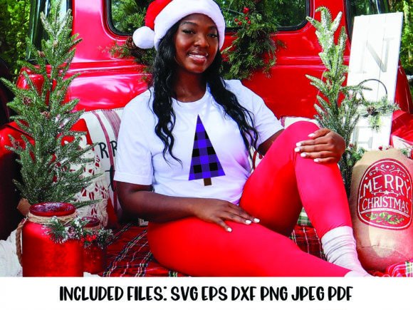 A Designer Reviews the Purple Buffalo Plaid Christmas Tree Graphic