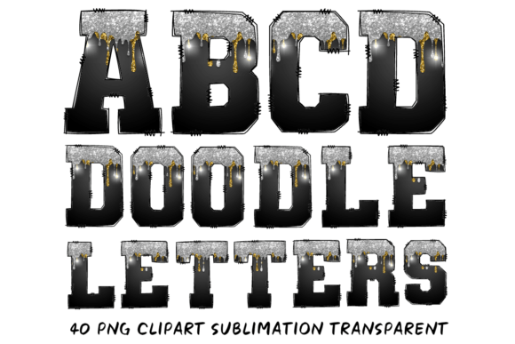 A Festive Glitter Alphabet for Bloggers and Publishers