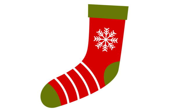A Festive Graphic Designer's Take on the Christmas Sock Icon
