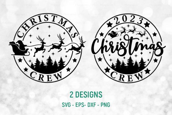 Christmas Crew Graphics for Crafters and Illustrators