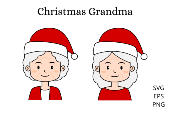 Christmas Grandmother Portrait: A Strategic Graphics Asset