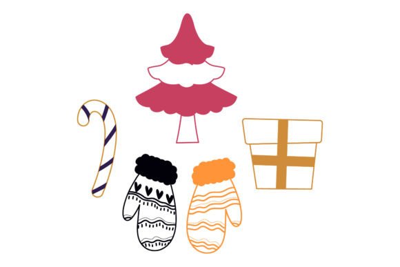 Christmas Ornament Unique Graphics for Commercial Illustrations