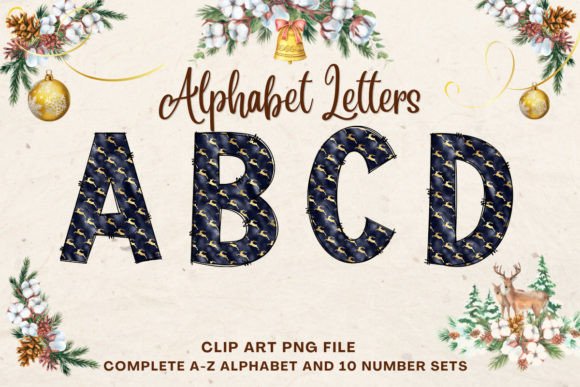 Crafting Review: Christmas Doodle Alphabet Graphics