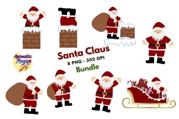Cute Santa Clipart Bundle: A Crafter's Holiday Graphics Review