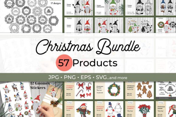 Evaluating a Hand Drawn Christmas Graphics Bundle for Selling