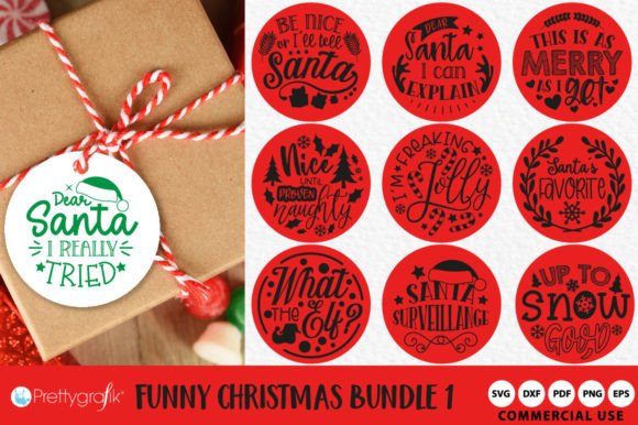 Real Designer Review: Funny Christmas SVG Graphics