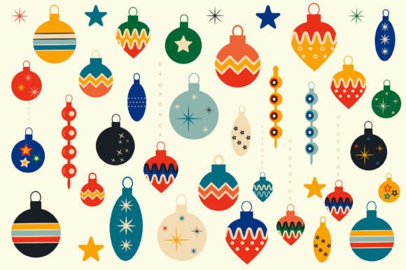 Reviewing the Retro Christmas Tree Toys Graphics for Craft Projects