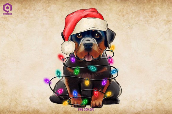 Rottweiler Christmas Tree Lights: A Festive Design Review